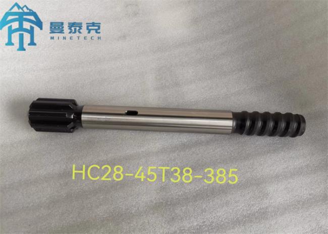 T38 PD200R Shank Adapter close-up view showing detailed construction