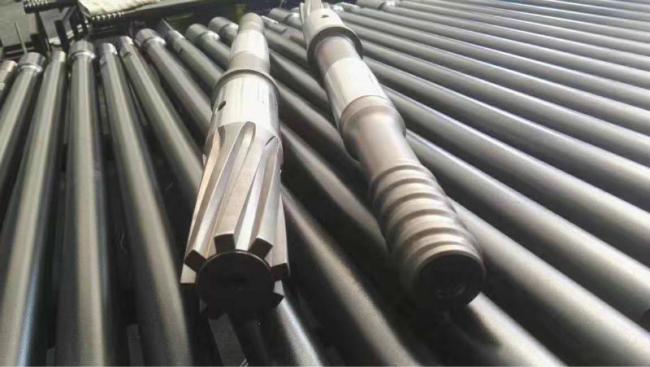 T38 Thread Shank Adapter in use with drilling equipment