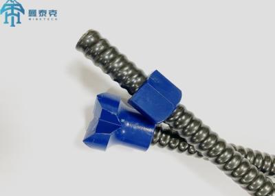 China R32 Q235 Steel Hollow Grouting Self Drilling Anchor Bolt For Slope Stabilization for sale