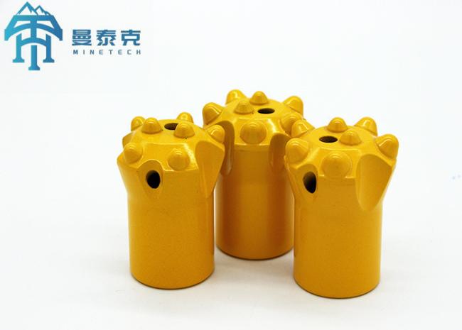 32mm Hard Rock Taper Drilling Button Bit - Front View