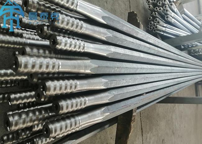 Packaged Thread Drill Rods ready for shipping