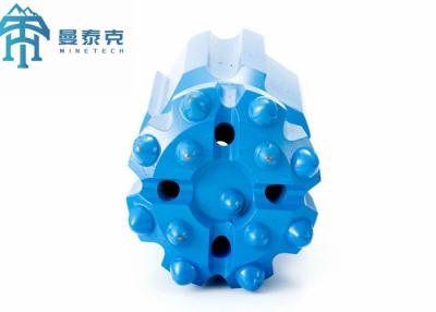 China Flat Face, Drop Center, Face Rock Drill Thread Button Bit Drilling Tools for sale
