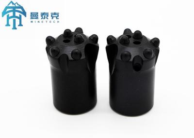 中国 42mm 8つの先端石炭鉱業のための7度ボタンの石の穴あけ工具 販売のため