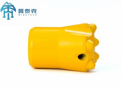 China Yellow Colour Tapered Button Bit 40mm Diameter Underground Mining Tool for sale
