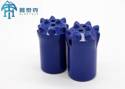 China Mth 11 Degree Tapered Button Bit Short Skirt Tungsten Carbide Rock Drill Tool for sale