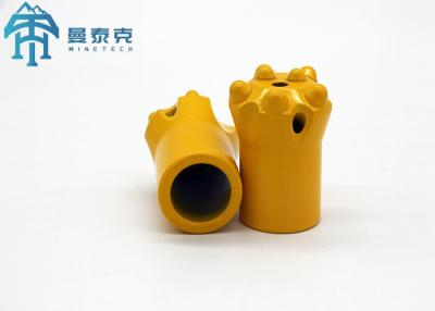 China 7 Degree 34mm 6 Buttons Quarry Taper Rock Drilling Tools for sale