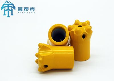 China Botão amarelo que faz o bocado de broca, mineração de 11 bocados do furo de sopro do grau 38mm à venda