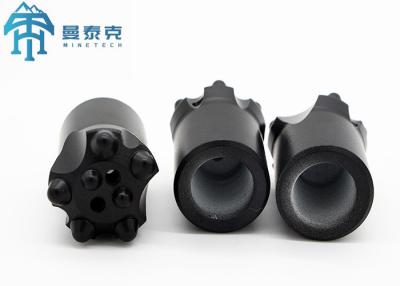 China Black 36mm Forging Tapered Button Bit 7 Degree T38 Construction Works Use for sale