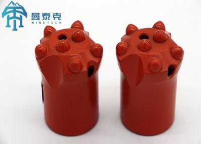 China 38mm Tapered Button Bit High Quality Red Knock off Bit for Secondary Crushing for sale