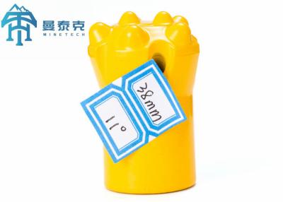 China Button Bit 11 Degree Rock Drilling Tools 38mm Hard Rock Drilling Bits for sale