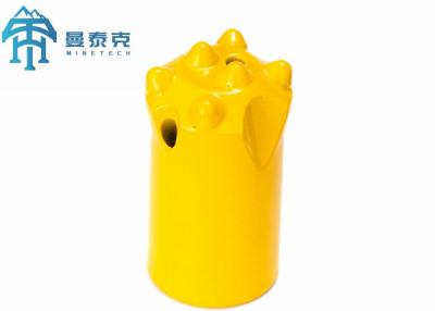 China Tapered 7degree 38mm Carbon Steel Button Bit for Hard Rock Mining for sale