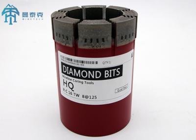 China NQ2 50mm Diamond Core Drill Bit NQ Geological Mining Use for sale