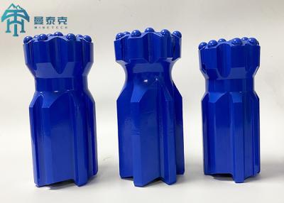 Κίνα Μακριά κομμάτια τρυπανιών τρυπών φυσήματος φουστών T51 R38 εισελκόμενα, βαλλιστικά εργαλεία μεταλλείας βράχου προς πώληση
