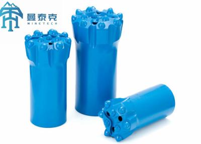 China Blue T38 64mm Thread Button Bit Construction Use ISO9001 for sale