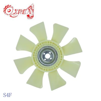 China 8 blade 4 holes Excavator Engine Fan Blade S4F for HD250SE for sale