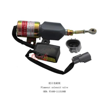 China Diesel Engine Fuel Cut Off Valve Solenoid Valve F3400-1115100B for sale