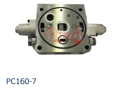 China Excavador Spart Parts de la válvula del servicio del triturador del carrete PC160-7 en venta