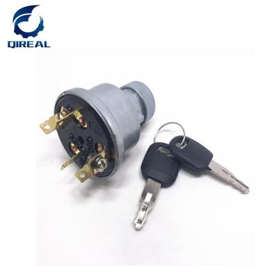 China Excavator engine start switch Ignition switch for E200B 5 terminals 3E-0156 for sale