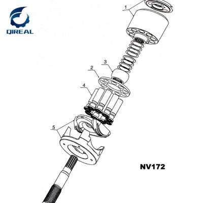 China Excavator Hydraulic Parts NV172 Hydraulic Piston Pump Repair Kits for sale