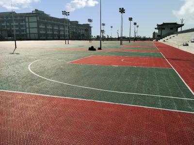 China Anti Slip Preventing Reflection Modular Sports Flooring High Quality Better Buffering for sale