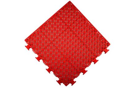 China Red Color Multipurpose Temporary Sports Flooring Touching Soft PP Professional Protection for sale