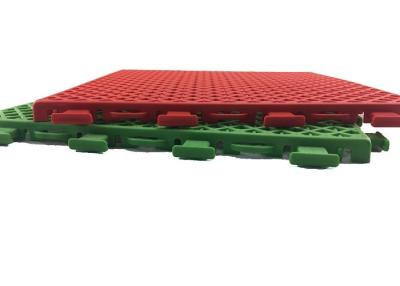 China Antimicrobial Red Removable Basketball Court Flooring No Sweat No Residual Odor for sale