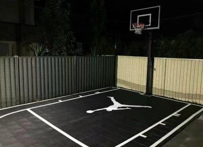 China Waterproof Removable Basketball Court Flooring Non Slip Antibacteria Recyclable for sale