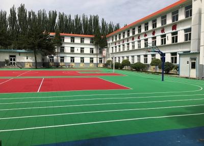 China Anti Moist Removable Basketball Court Flooring , 100% PP Indoor Basketball Flooring for sale