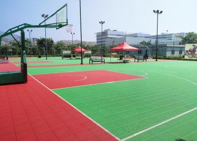 China Portable Basketball Court Flooring , Oxidation Resistance Modular Sports Flooring for sale
