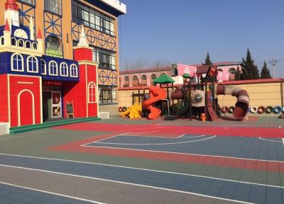 China VOC Free No Slip Soft Kindergarten Flooring With Shock Absorption Antimicrobial for sale