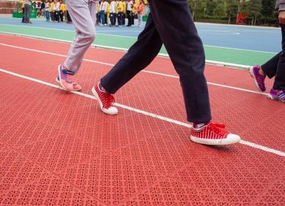 China Durable Indoor Running Track Flooring , Synthetic Track Floor For Running for sale
