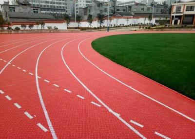China Revestimento provisório saudável antimicrobial da pista de atletismo com coxins elásticos à venda
