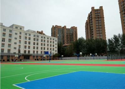 Китай Всепогодная спортивная площадка школы справляясь легкая установка и разбирает изготовленные на заказ цвета продается