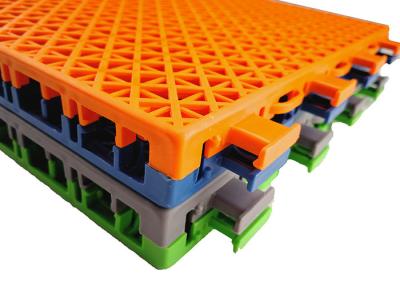 China Recyclable PP Multi Purpose Sports Flooring Anti UV Moistureproof Multicolor for sale