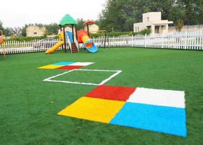 China Safety Kindergarten Flooring / 3 /1 6'' Artificial Grass Landscaping for sale