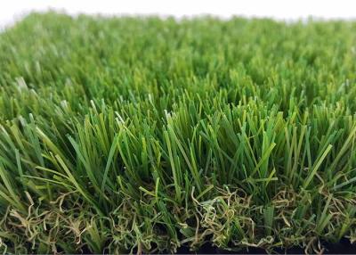 China UV Resistance Artificial Grass Landscaping For Relax Flat Yarn Shape for sale