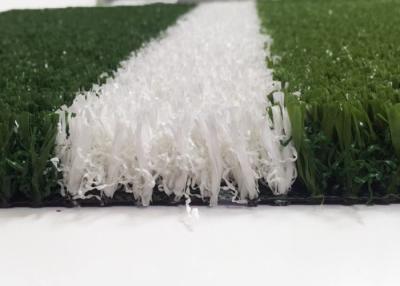 China White And Green Artificial Sports Turf  Wear Resistance Great Anti - fading for sale
