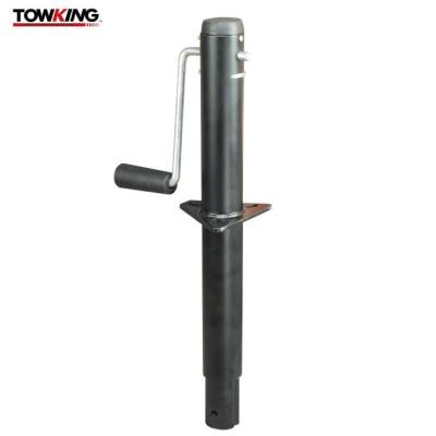 China Steel Side Wind RV Trailer Jack 2000lbs 15'' Round Tube for sale