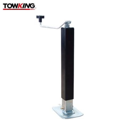 China Square Direct Weld Trailer Jack Stand With Footplate 7000lbs Capacity Topwind for sale