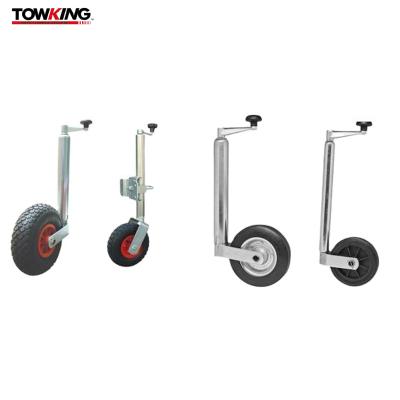 China Heavy-Duty 48mm 150KG Capacity Trailer Jockey Wheel - Steel Rim, Solid Tyre for Reliable Performance for sale