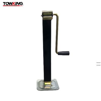 China Steel Weld On Mounting 7k Drop Leg Jack With Square Footplate for sale