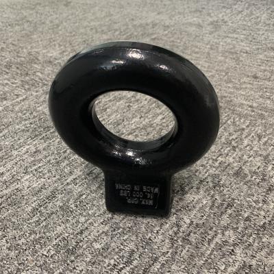 China 3 Inch Steel Adjustable Lunette Eye Assembly Black Powder Coated for sale