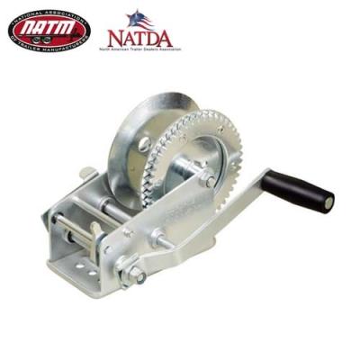 China Reversible Ratchet 1800lbs Pulling Manual Hand Winch Rigid Welded for sale