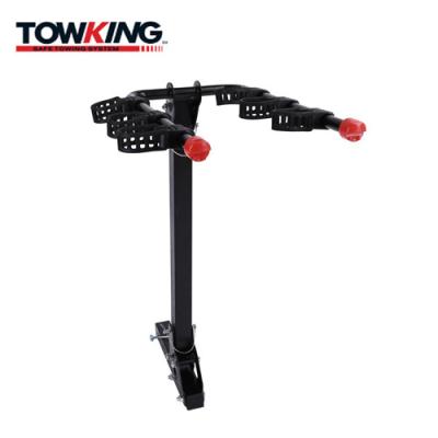 China 70KGS Load 3 Bike Bicycle Carrier Foldable Hitch Mount Bike Rack Scratch Free for sale