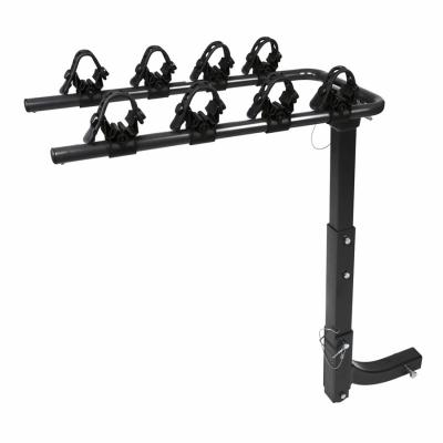 China Cars Trucks SUVs Hitch Mounted Bicycle Carrier 50KGS Load Powder Coated for sale