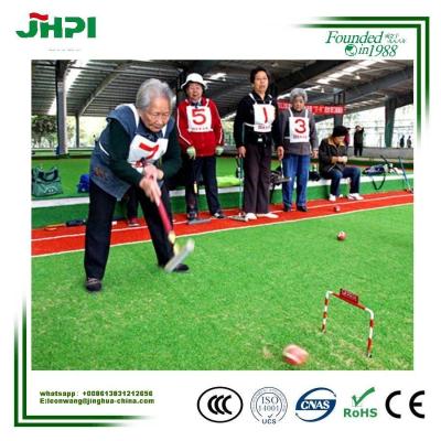 China Certificación plástica del CE del SGS de Mat Roll de la hierba del manual artificial del césped de la corte de la puerta de la resistencia de desgaste en venta