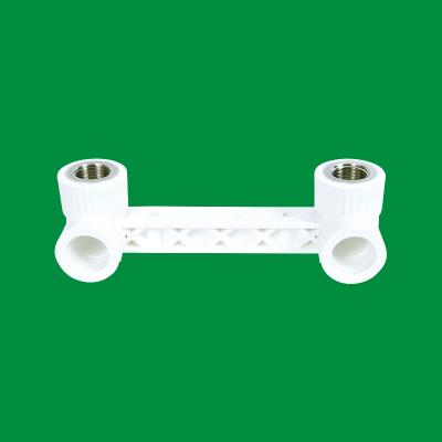 China Manufacturer Custom Wholesale PPR Double Connection Elbow PPR Fittings for sale