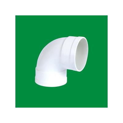 China UPVC Drain Pipe Elbow Joint Sewer And Drain Pipe Fittings Dn160x110mm Heat Resistance for sale