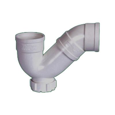 China High strength PVC Drainage Pipe Fittings DN50mm S Trap PVC Pipe Lightweight for sale