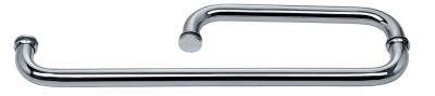 China 0.8-1mm Tube Thick Stainless Steel Shower Door Handles for sale